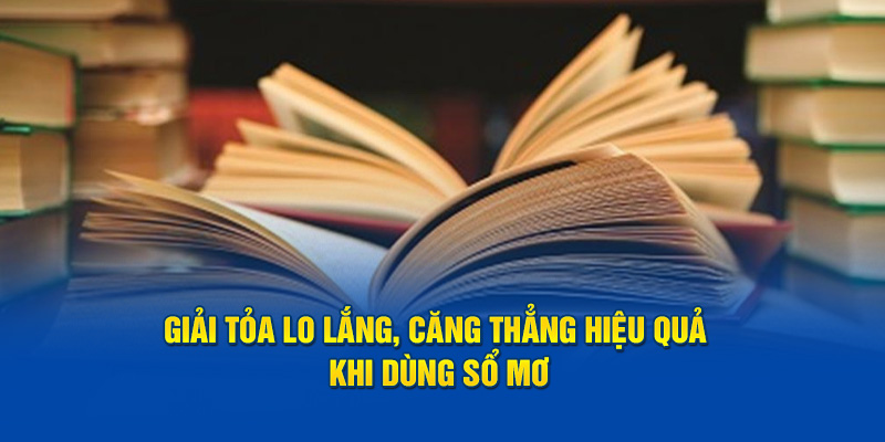 Giải tỏa lo lắng, căng thẳng hiệu quả khi dùng sổ mơ